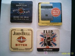 Coleccionismo de cervezas: 4 POSAVASOS DISTINTOS. TEMÁTICA CERVEZAS.